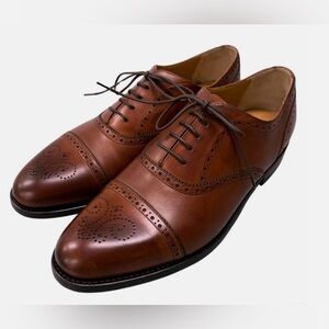 Lloyd  by Octavio made in Germany Brown Leather Wingtip Oxford Shoes